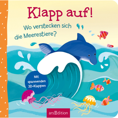 arsEdition Klapp auf! Wo verstecken sich die Meerestiere? von ArsEdition