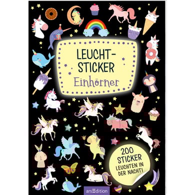 arsEdition Leucht-Sticker - Einhörner von ArsEdition