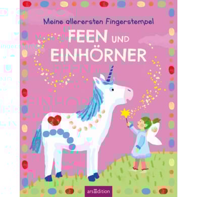 arsEdition Meine allerersten Fingerstempel Feen und Einhörner von ArsEdition