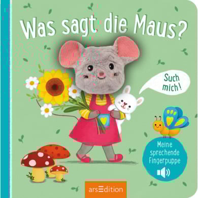 arsEdition Meine sprechende Fingerpuppe: Was sagt die Maus? von ArsEdition