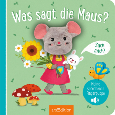 arsEdition Meine sprechende Fingerpuppe: Was sagt die Maus? von ArsEdition