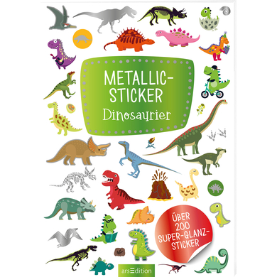 arsEdition Metallic Sticker Dinosaurier von arsEdition