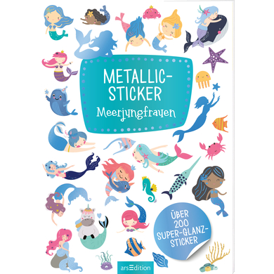arsEdition Metallic-Sticker – Meerjungfrauen von arsEdition