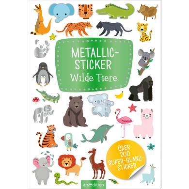 arsEdition Metallic-Sticker – Wilde Tiere von arsEdition