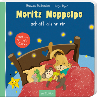 arsEdition Moritz Moppelpo schläft alleine ein von arsEdition