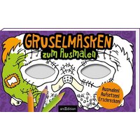 Gruselmasken zum Ausmalen von arsedition