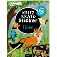 Kritzkratz-Sticker - Tiere von Ars edition GmbH