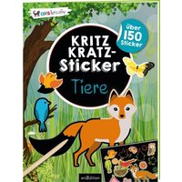 Kritzkratz-Sticker - Tiere von arsedition
