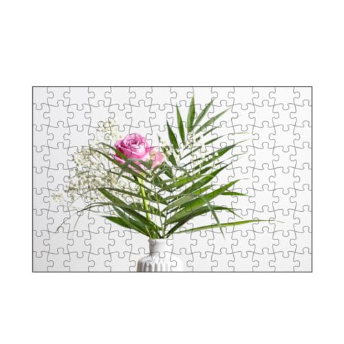 artboxONE-Puzzle S (112 Teile) Floral Farn Strauß - Puzzle Blumen blumenstrauß Farn von artboxONE