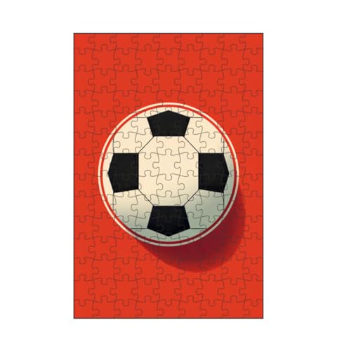artboxONE-Puzzle S (112 Teile) Sport/Fußball Football Vintage Retro 3 (matart) - Puzzle fußball fußball fußball von artboxONE