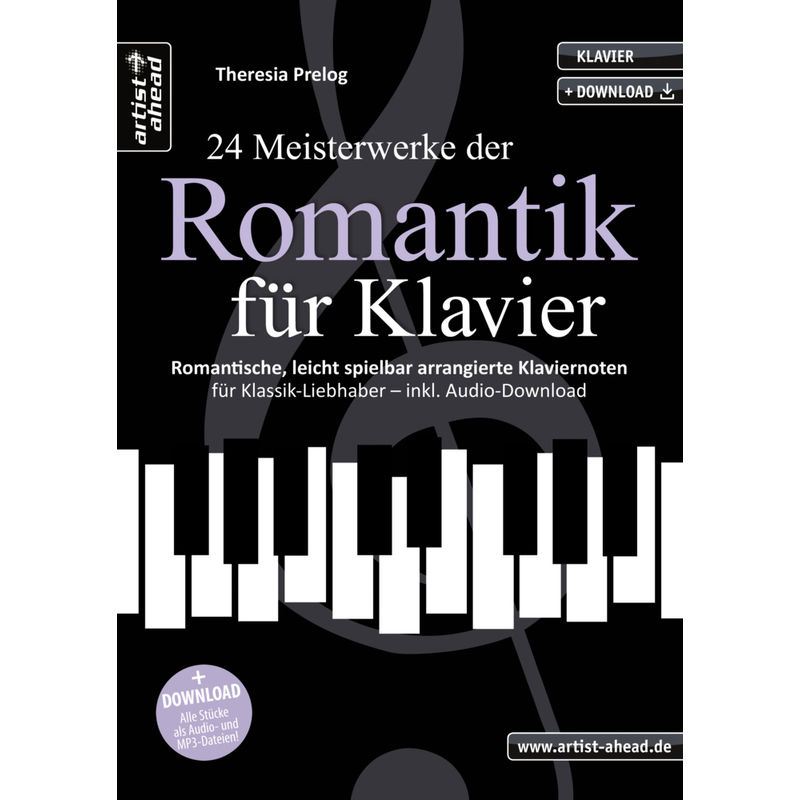 24 Meisterwerke der Romantik für Klavier von artist ahead