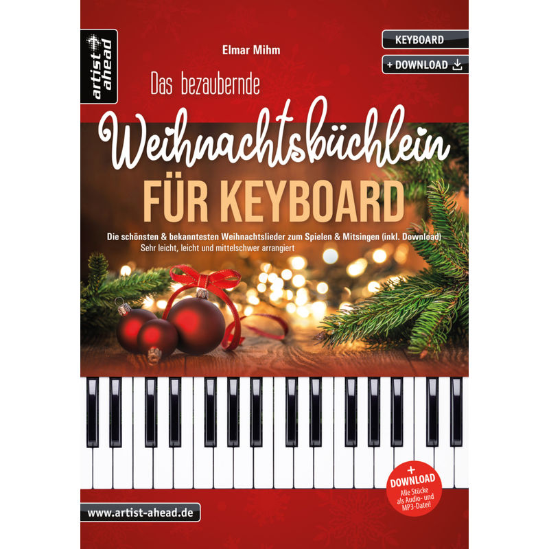 Das bezaubernde Weihnachtsbüchlein für Keyboard von artist ahead