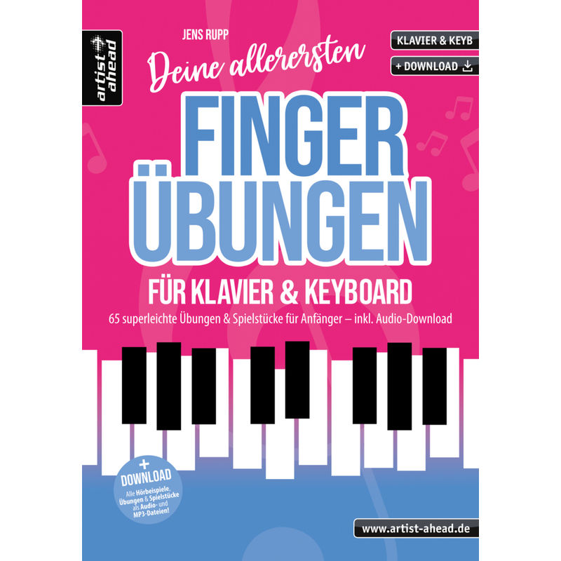 Deine allerersten Fingerübungen für Klavier & Keyboard von artist ahead