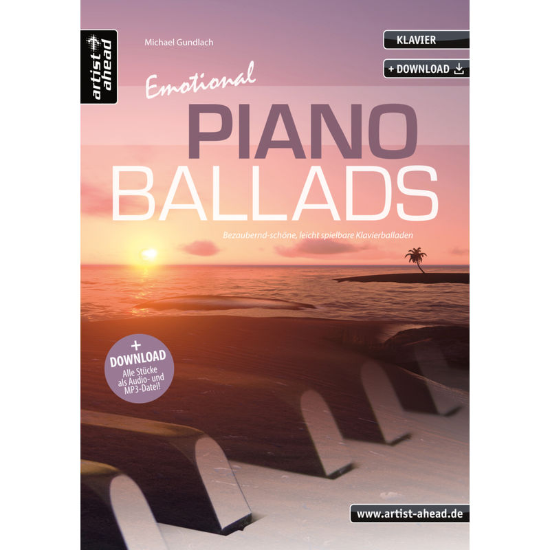 Emotional Piano Ballads, m. Audio-CD von artist ahead