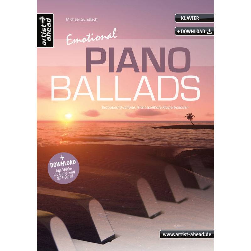 Emotional Piano Ballads, m. Audio-CD von artist ahead