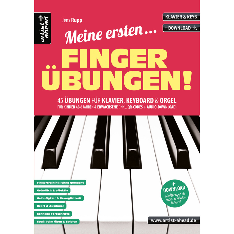 Meine ersten Fingerübungen!, für Klavier/Keyboard/Orgel von artist ahead
