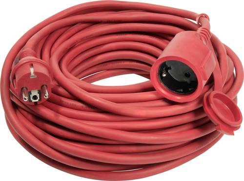 AS Schwabe 60262 Strom Verlängerungskabel Rot 20.00m H05RR-F 3G 1,5mm² von AS Schwabe