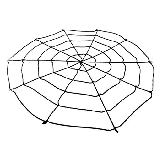 asdfs Riesige Dehnbare Spinnen Netz Halloween Spinnennetz Terror Party Dekoration Bar Spuk Haus Halloween Dekor, Durchmesser 1, von asdfs