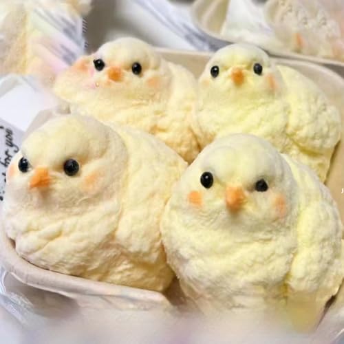 4 PCS Taba Squishy Toys, Kuscheltiere, Fufu Plüschtiere, Chick Squishy-Spielzeug, Fidget Squeeze Toy Adorable für Erwachsene, Stress Relief Novelty für Angst Sensery Spielzeug für Autismus 4 PCS Taba Squishy Toys, Kuscheltiere, Fufu Plüschtiere, Chick Squishy-Spielzeug, Fidget Squeeze Toy Adorable für Erwachsene, Stress Relief Novelty für Angst Sensery Spielzeug für Autismus von atibi