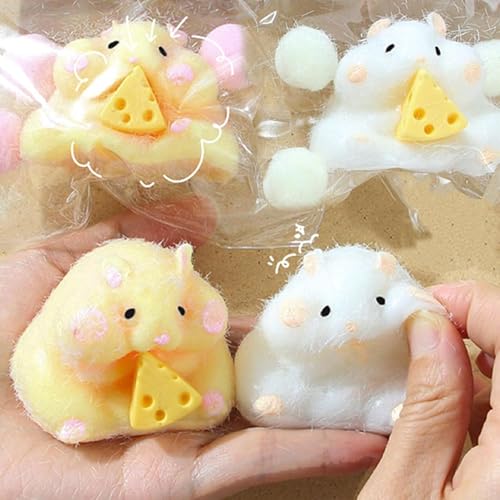 4 PCS Taba Squishy Toys, Kuscheltiere, Fufu Plüschtiere, Hamster Squishy-Spielzeug, Fidget Squeeze Toy Adorable für Erwachsene, Stress Relief Novelty für Angst Spielzeug für Autismus 4 PCS Taba Squishy Toys, Kuscheltiere, Fufu Plüschtiere, Hamster Squishy-Spielzeug, Fidget Squeeze Toy Adorable für Erwachsene, Stress Relief Novelty für Angst Spielzeug für Autismus von atibi