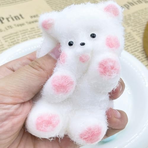 4 PCS Taba Squishy Toys, Kuscheltiere, Hund Fufu Plüschtiere, Cute Dog Squishy-Spielzeug, Fidget Squeeze Toy Adorable für Erwachsene, Stress Relief Novelty für Angst Sensery Spielzeug für Autismus von atibi