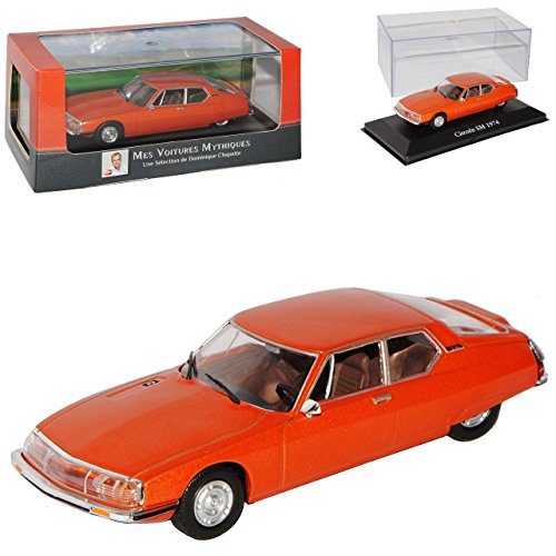 Atlas Citroen SM Coupe Orange Rot 1970-1975 mit Sockel und Vitrine 1/43 Modell Auto Atlas Citroen SM Coupe Orange Rot 1970-1975 mit Sockel und Vitrine 1/43 Modell Auto von atlas editions