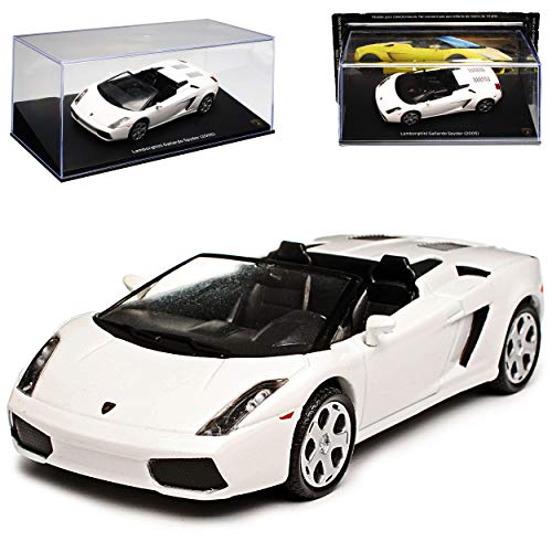 Atlas Lamborgihini Gallardo Spyder Cabrio Weiss 2003-2013 1/43 Modell Auto von atlas editions