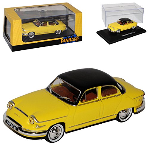 Atlas Panhard PL 17 Tigre 1961 Gelb mit Schwarz mit Sockel und Vitrine 1/43 Modell Auto Atlas Panhard PL 17 Tigre 1961 Gelb mit Schwarz mit Sockel und Vitrine 1/43 Modell Auto von atlas editions