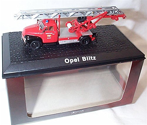 atlas editions Rotes Opel Blitz Feuerwehrauto im Maßstab 1,72, Druckguss-Modell atlas editions Rotes Opel Blitz Feuerwehrauto im Maßstab 1,72, Druckguss-Modell von atlas editions