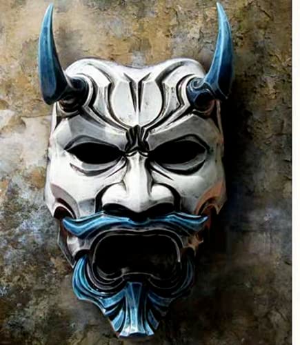 ausuky Oni Teufel Traditionelle Japanische Halloween Maske Dämon Verkleidung Prajna Cosplay (Modell 1) von ausuky