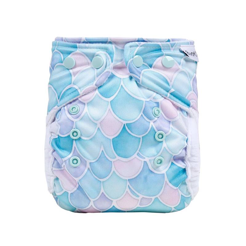 avo+cado Cosy Stoffwindel-Überhose für Neugeborene - Schuppen von avo+cado