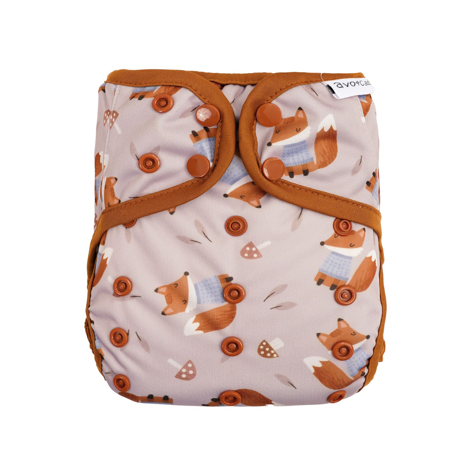 avo+cado Explorer One Size Stoffwindel-Überhose - Füchse von avo+cado
