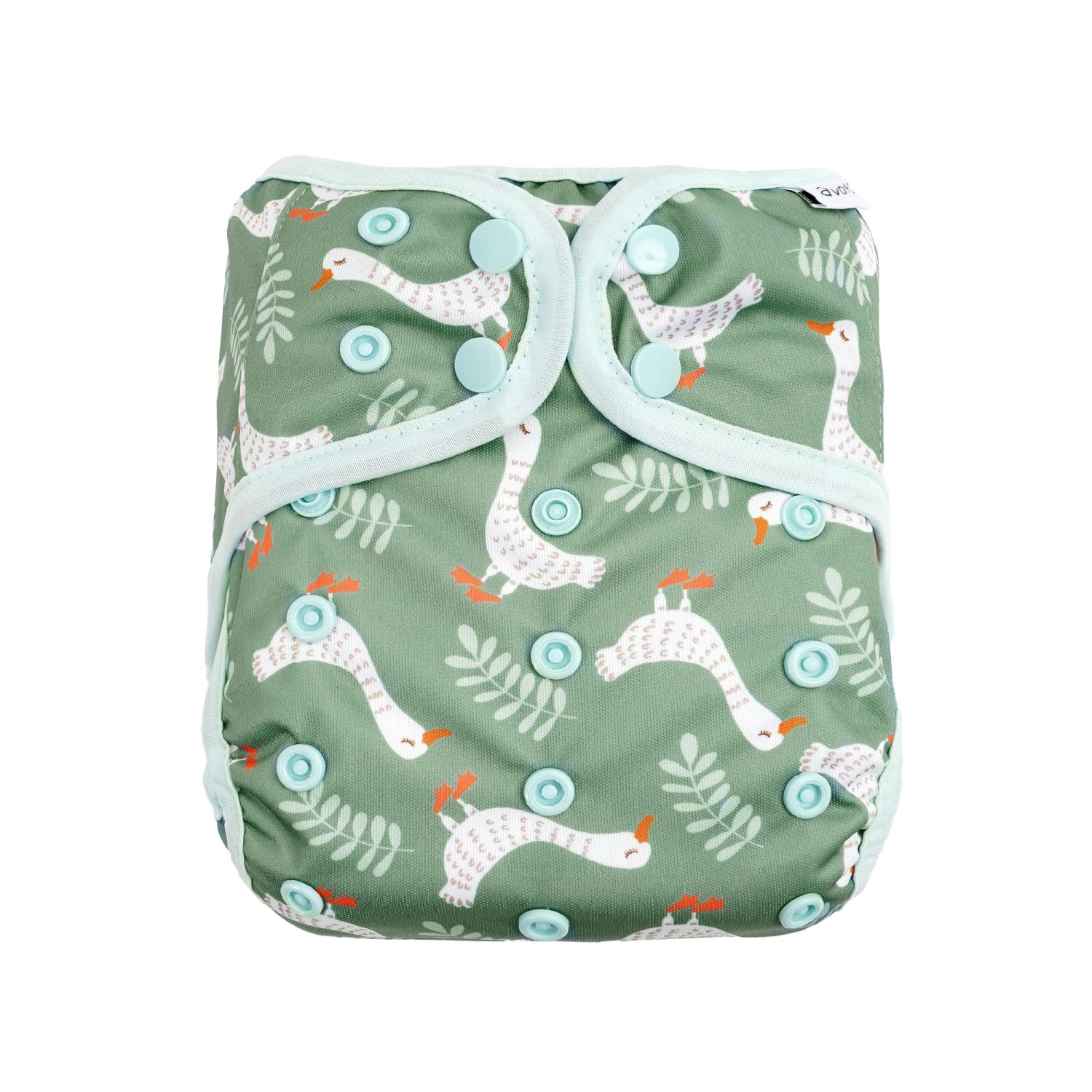 avo+cado Explorer One Size Stoffwindel-Überhose - Gänse von avo+cado