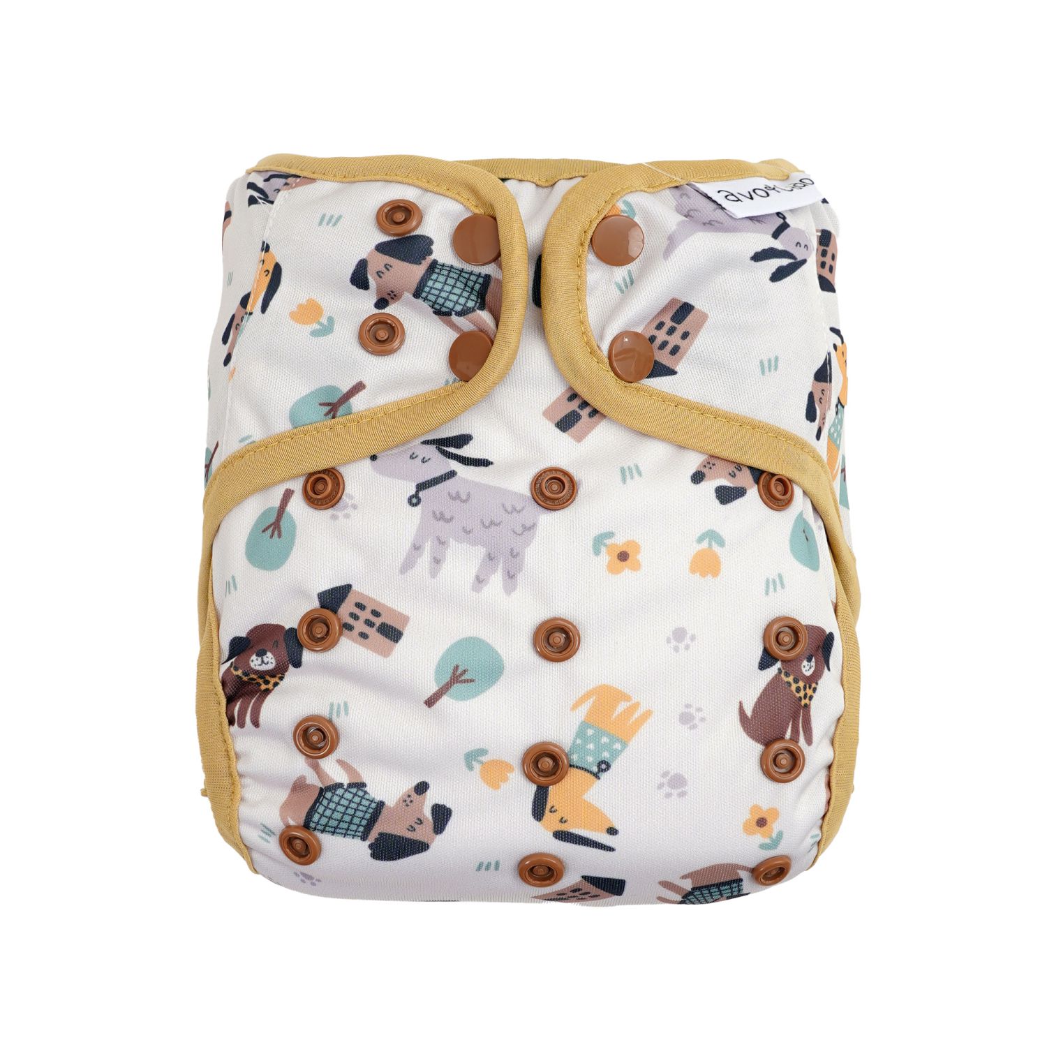 avo+cado Explorer One Size Stoffwindel-Überhose - Hunde von avo+cado