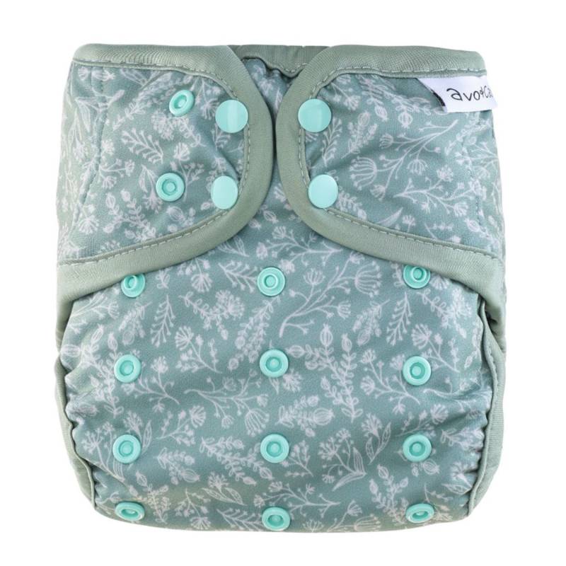 avo+cado Explorer One Size Stoffwindel-Überhose - Kräuter von avo+cado