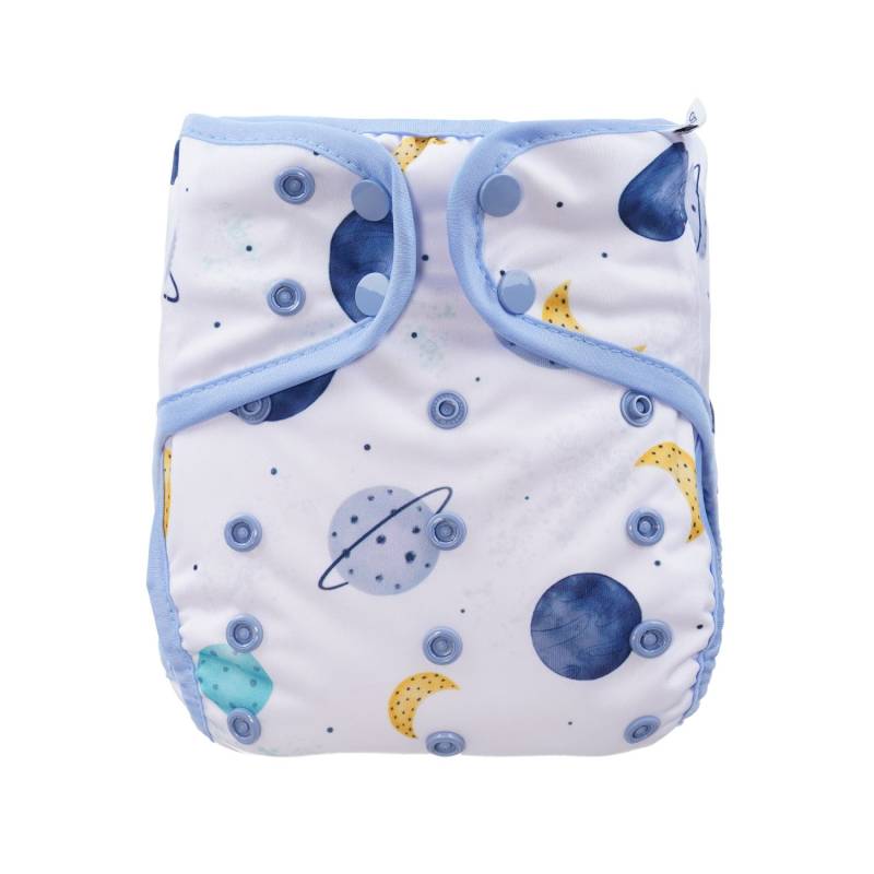 avo+cado Explorer One Size Stoffwindel-Überhose - Planeten von avo+cado