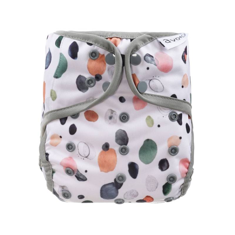 avo+cado Explorer One Size Stoffwindel-Überhose - Punkte von avo+cado