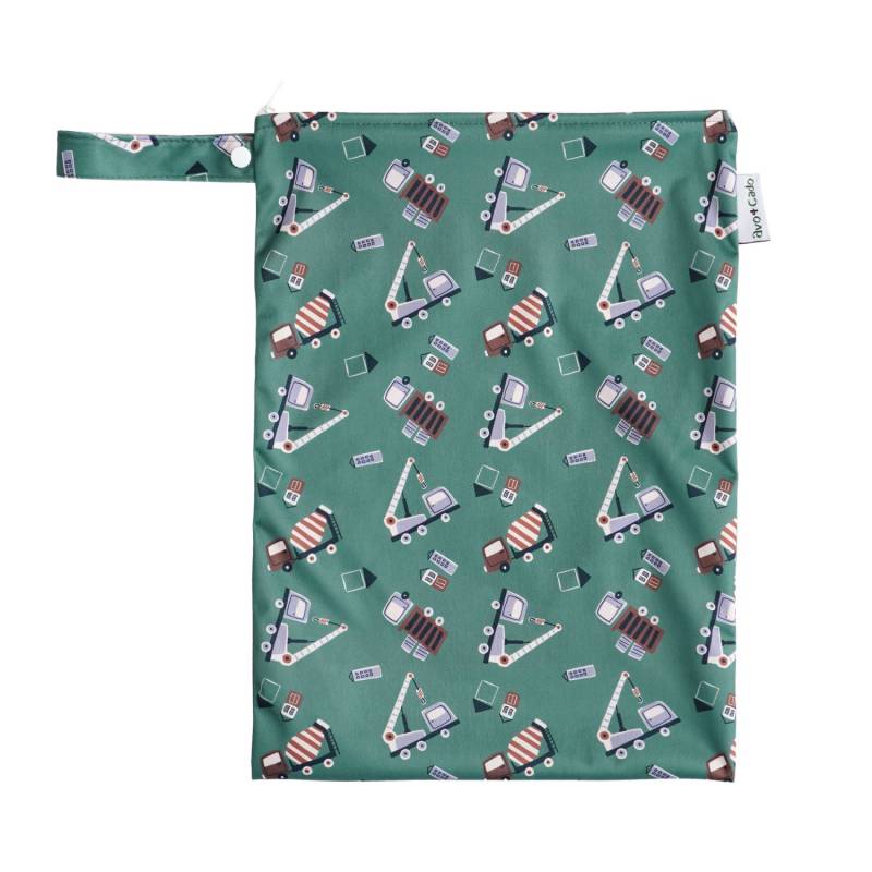 avo+cado Nasstasche (M) - gemustert - Baufahrzeuge von avo+cado