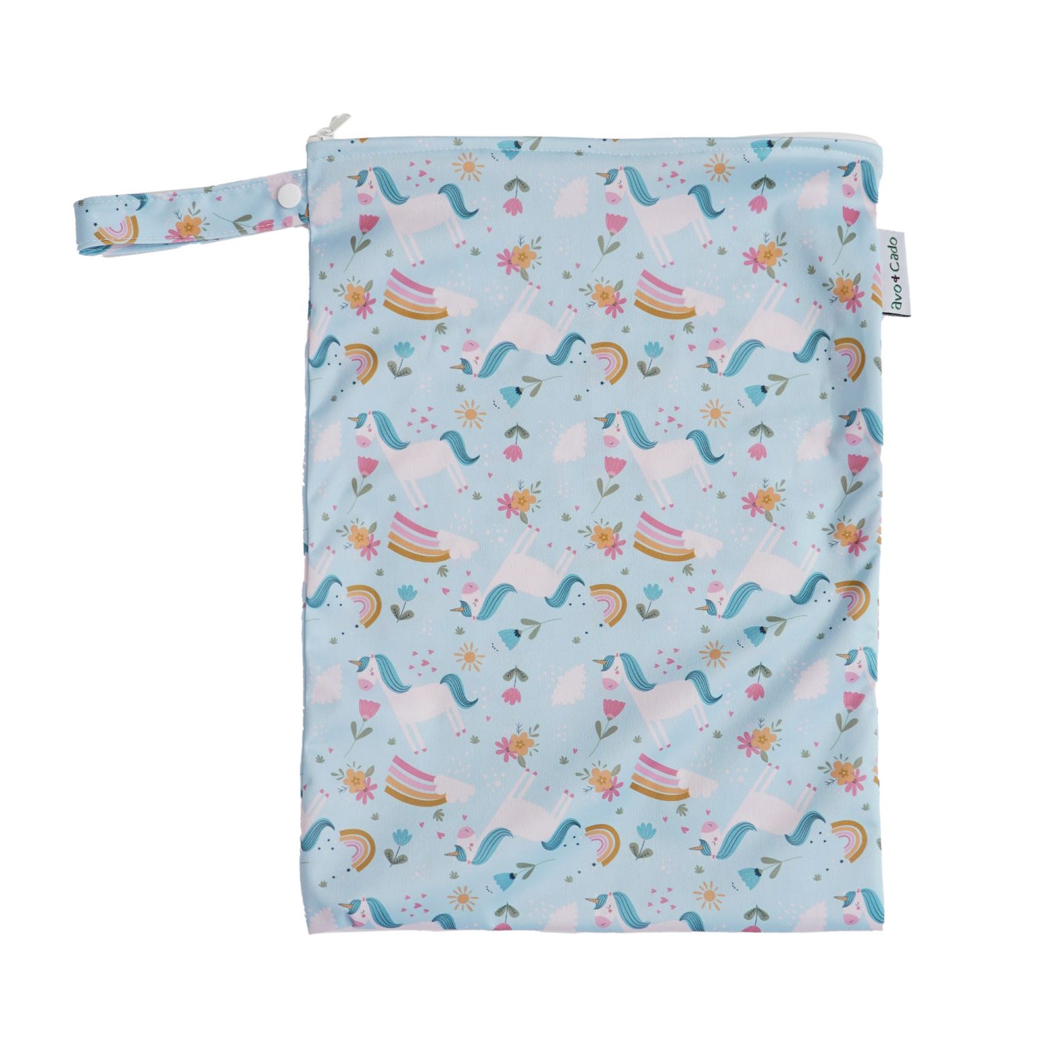 avo+cado Nasstasche (M) - gemustert - Einhorn von avo+cado