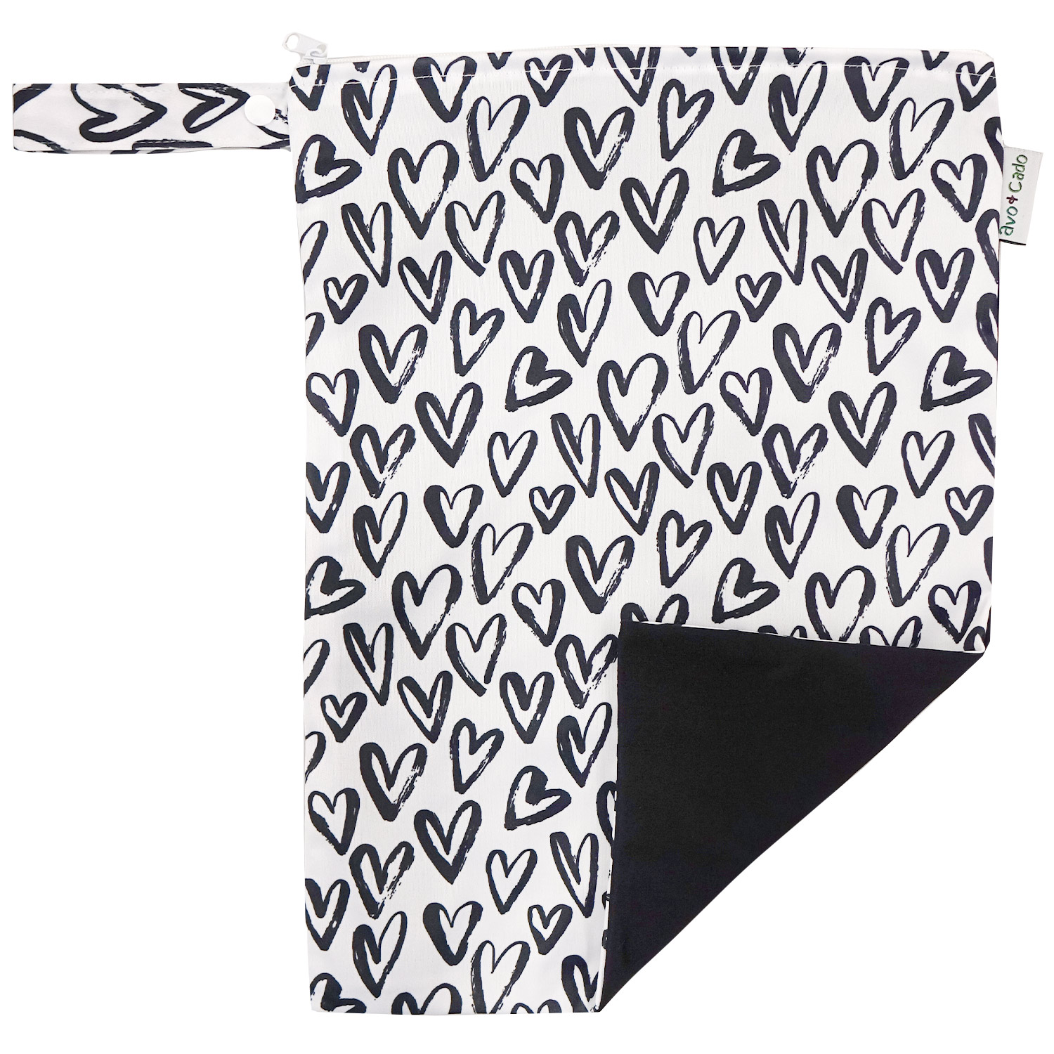 avo+cado Nasstasche (M) - gemustert - Herzen von avo+cado