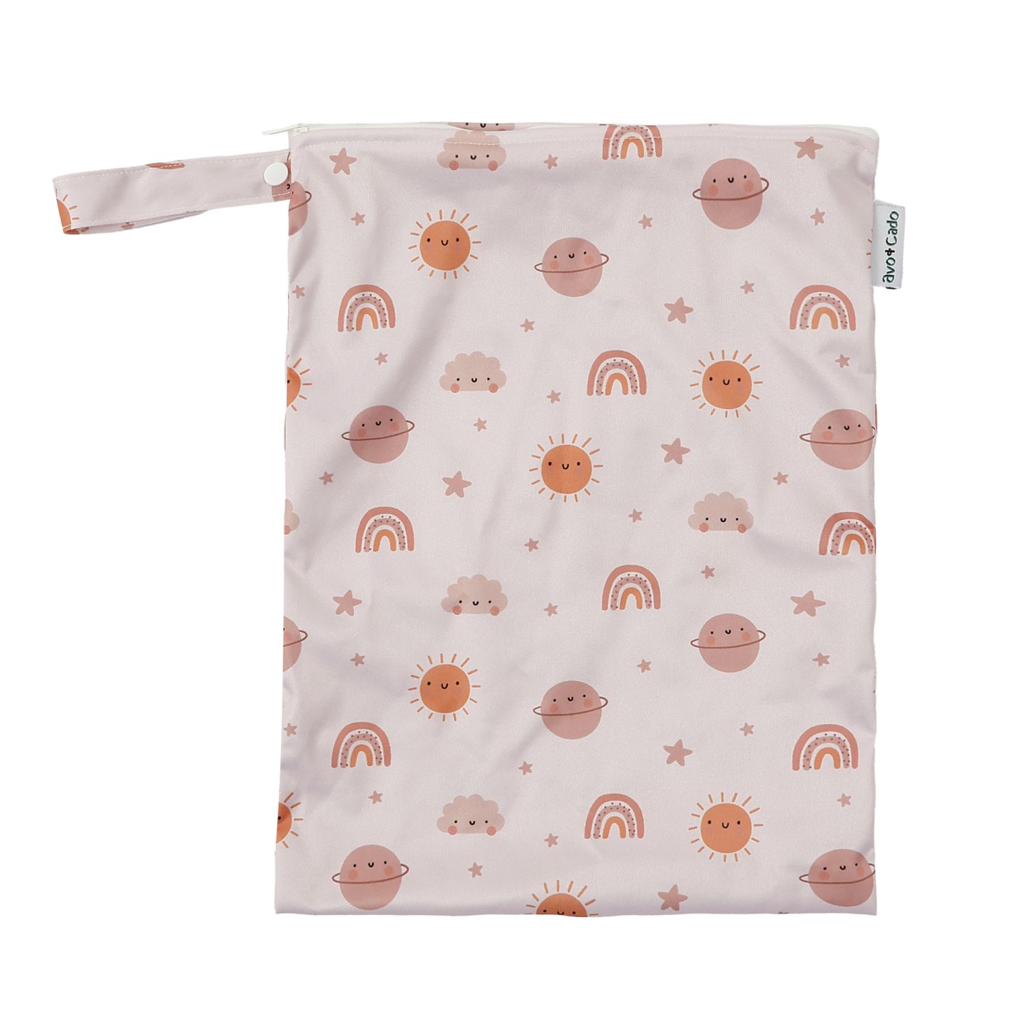 avo+cado Nasstasche (M) - gemustert - Regenbögen von avo+cado