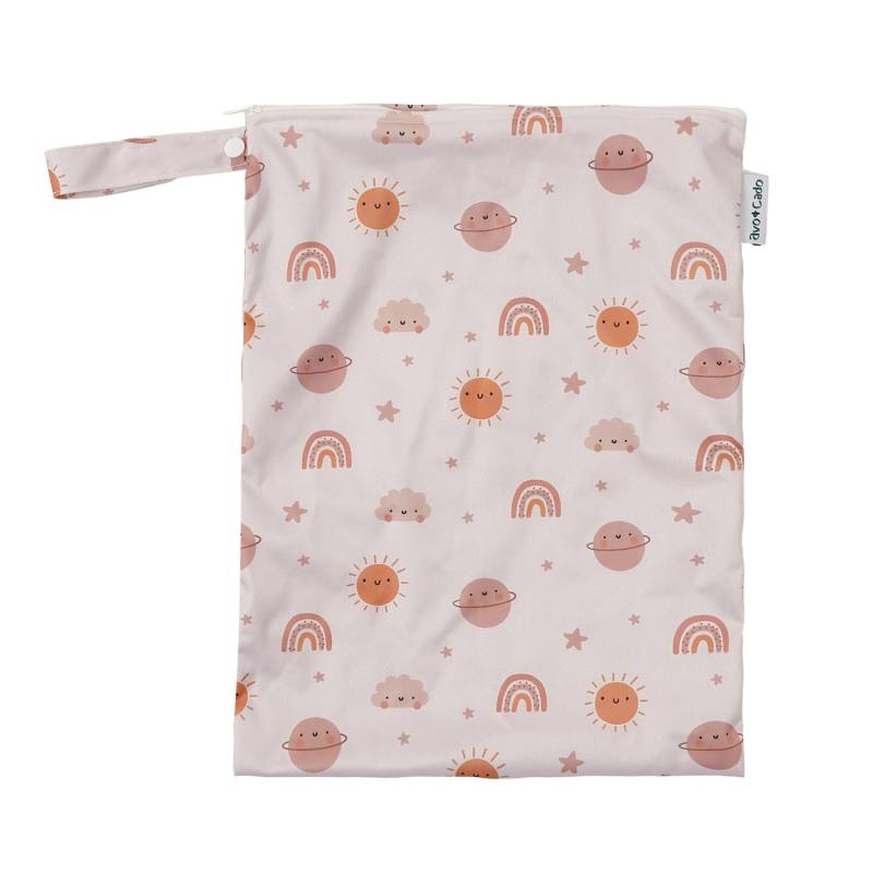 avo+cado Nasstasche (M) - gemustert - Regenbögen von avo+cado