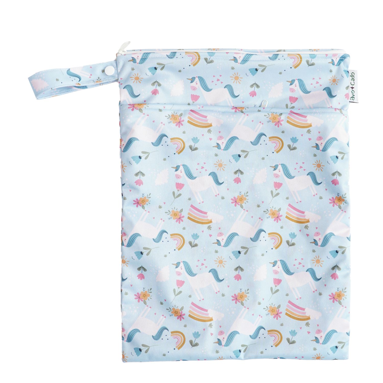 avo+cado Nasstasche mit Trockenfach (M) - Einhorn von avo+cado