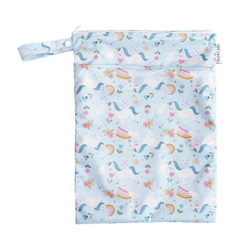 avo+cado Nasstasche mit Trockenfach (M) - Einhorn von avo+cado