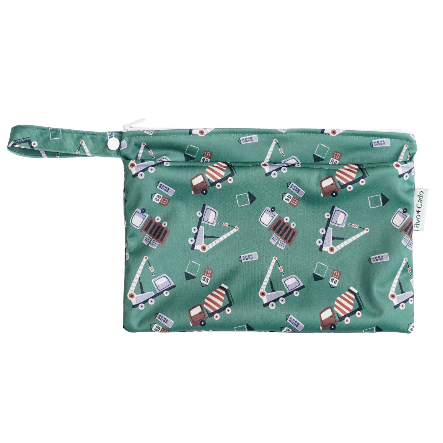 avo+cado Nasstasche mit Trockenfach (S) - Baufahrzeuge von avo+cado