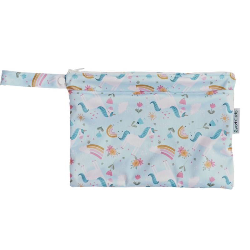 avo+cado Nasstasche mit Trockenfach (S) - Einhorn von avo+cado