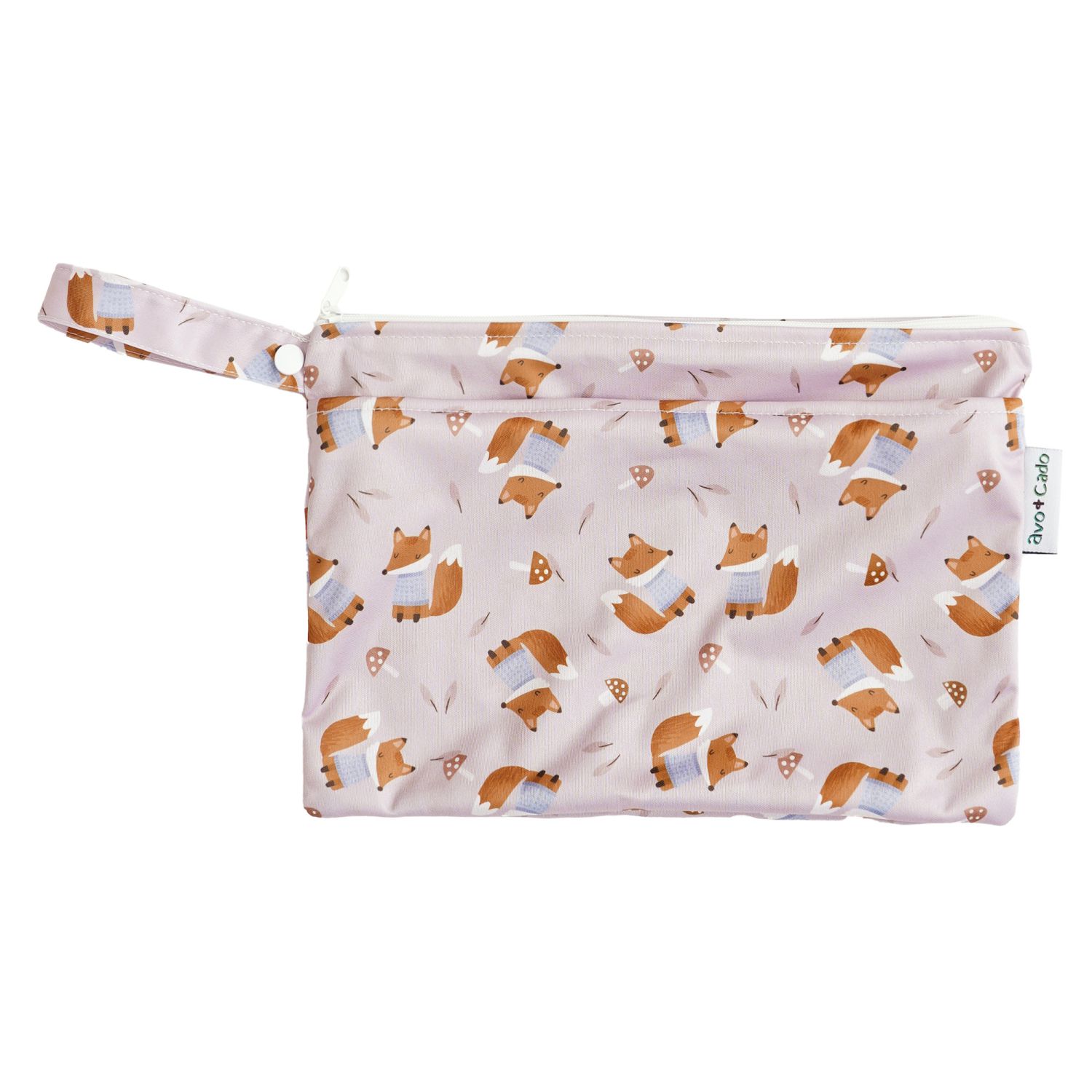 avo+cado Nasstasche mit Trockenfach (S) - Füchse von avo+cado