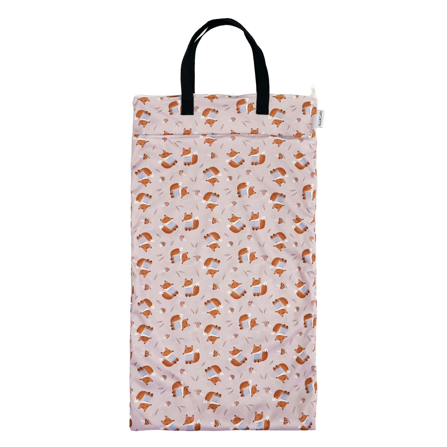 avo+cado Nasstasche  mit Trockenfach (XL) - Füchse von avo+cado