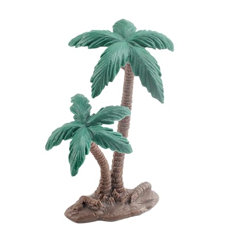 Palmendekorationen Tropische Kokospalme Modell Mini Palmenblätter Gebäude Modellbaum Kuchen Topper Architektur Baum Künstliche Kokospalme (B) von awakentti