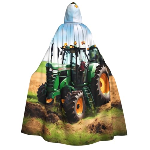 axzttupy Company Bauernhof-Traktor-Aufdruck, Erwachsenen-Kapuzenumhang, Halloween, Weihnachten, Karneval, Partys, Mittelalter-Kostüm axzttupy Company Bauernhof-Traktor-Aufdruck, Erwachsenen-Kapuzenumhang, Halloween, Weihnachten, Karneval, Partys, Mittelalter-Kostüm von axzttupy